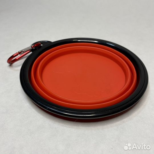 Миска для животных складная силиконовая