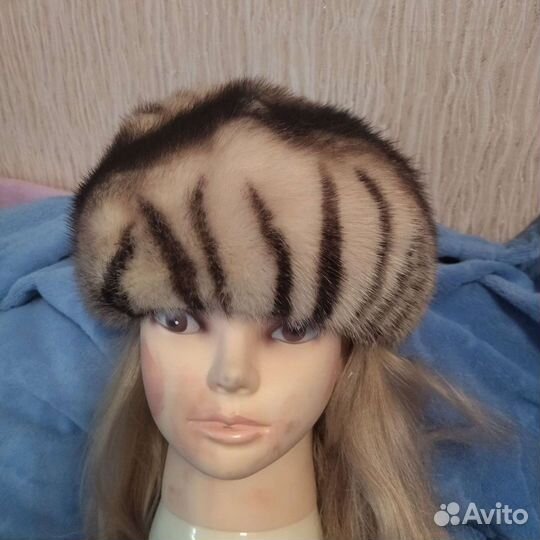 Шапка норковая женская