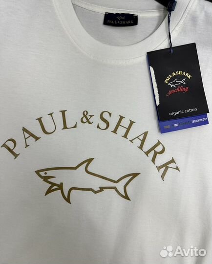 Футболка Paul & Shark белая (оригинал)