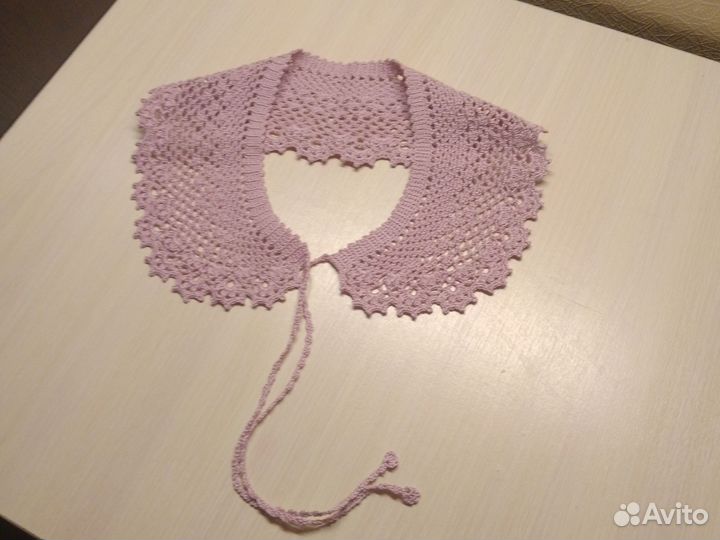 Воротники вязанные