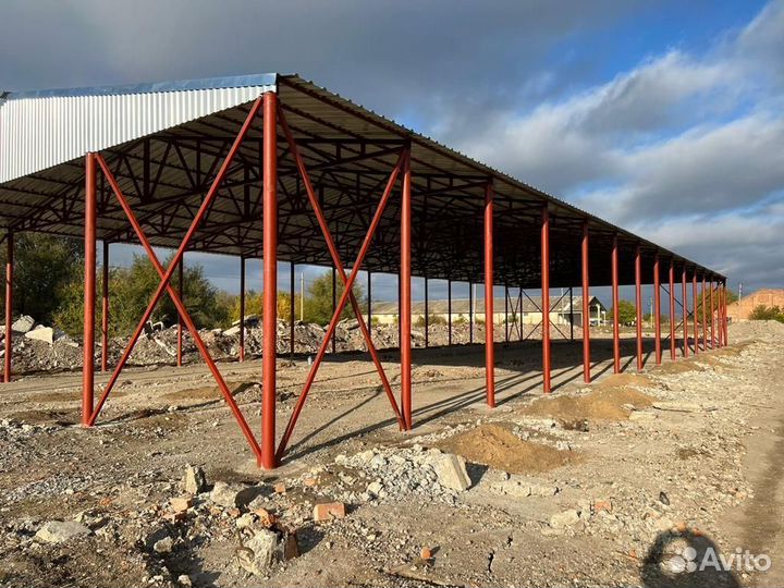 Производство ангаров складов навесов