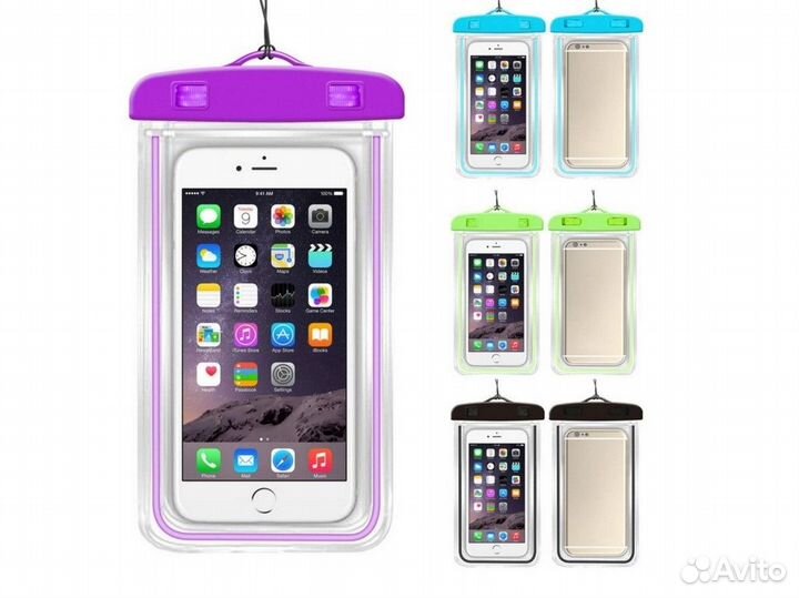 Водонепроницаемый чехол для смартфона до 6.5