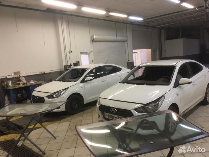 Лобовое стекло Хендай Солярис