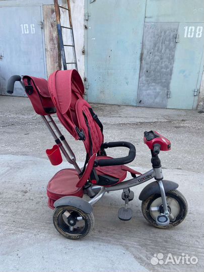 Детский велосипед с ручкой бу