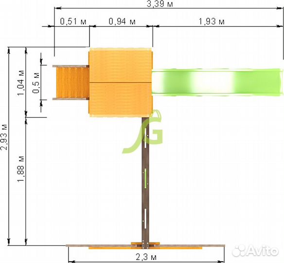 Детская уличная площадка Sport-Chitaru
