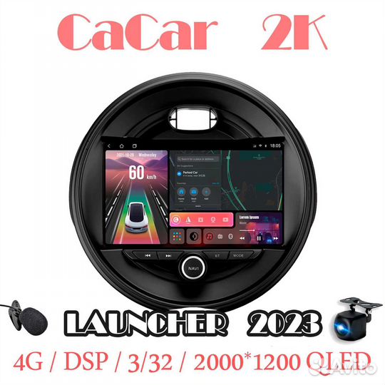 Магнитола 2К на андроиде Mini Cooper 2014-2020 (4