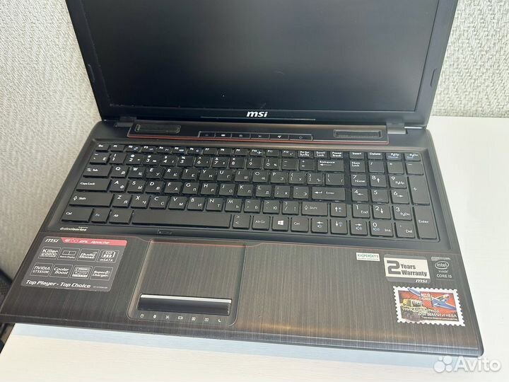 Ноутбук MSI MS-16GH с нюансом