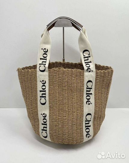 Пляжная Сумка плетёная Chloe