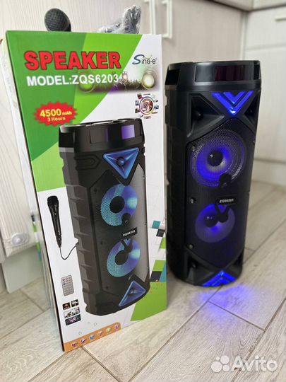 Портативная беспроводная колонка 60см