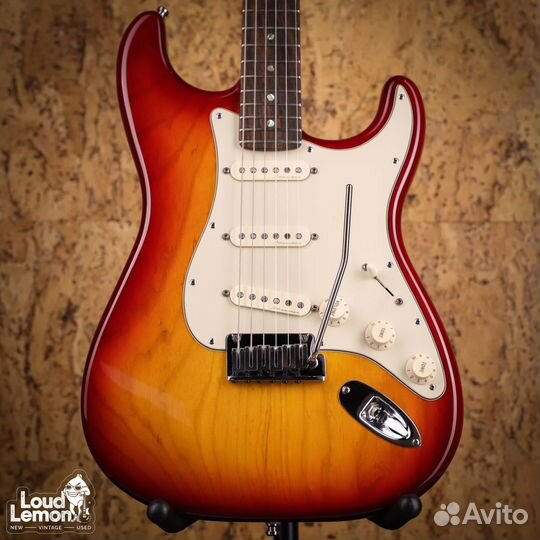 Fender Am Dlx Stratocaster Cherry Burst 2003 USA