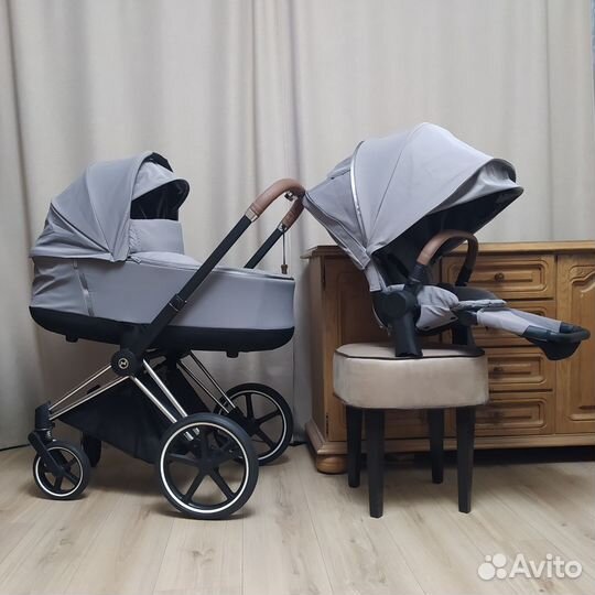 Коляска 2 в 1 Cybex Priam lll Manhattan grey