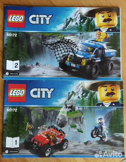 Lego city полиция 60172 погоня