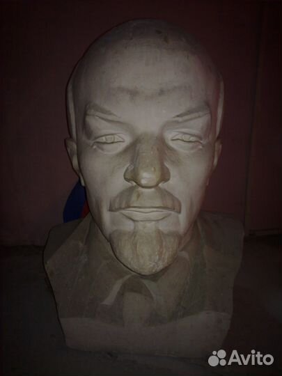 Владимир Ильич Ленин Гипсовый бюст антиквариат