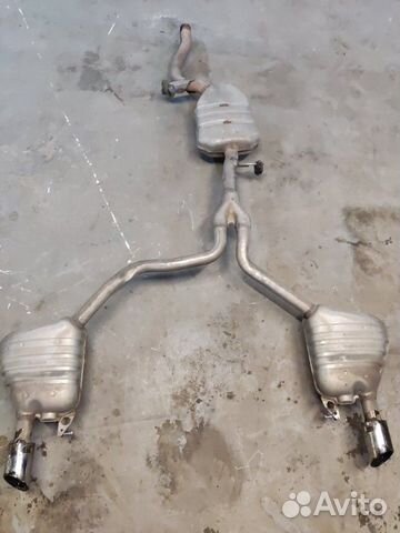 Глушитель в сборе задний Audi A6 C7 cdnb 2014