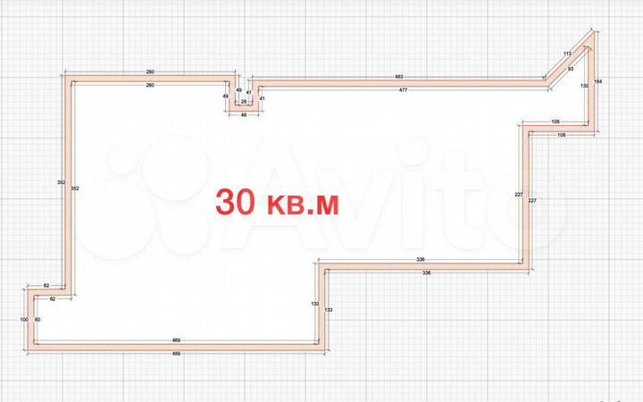 Торговая площадь, 30кв.м