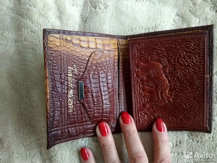 Кошелек натуральная кожа