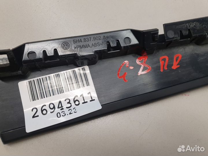 Накладка рамки двери передней правой Volkswagen Go