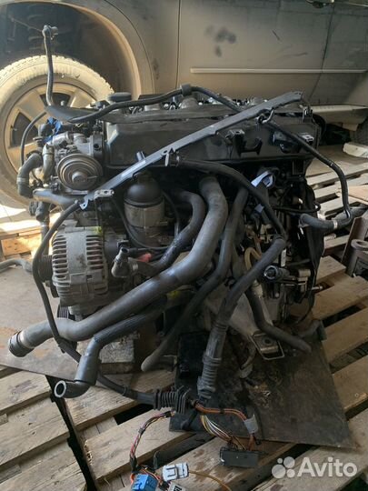 Двигатель в разборе на BMW 3.0d M57N2(306D3)