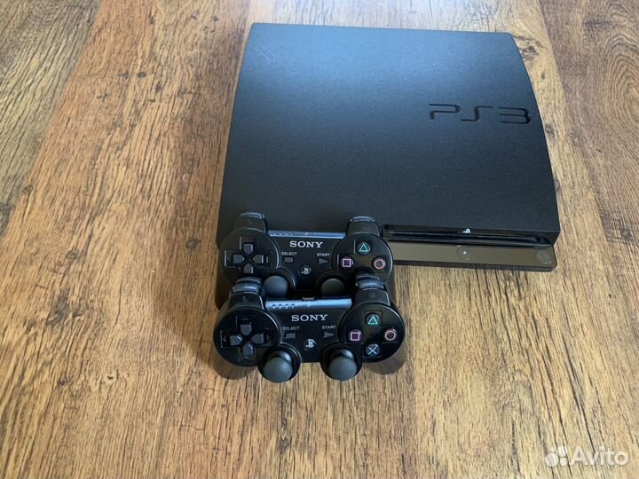 Sony PlayStation 3 Slim геймпады + 99 Игр