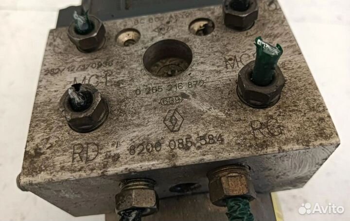 Блок абс 0265216872 Renault Clio II 1998 - 2001 года