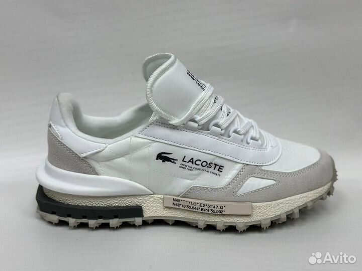 Кроссовки мужские lacoste белые