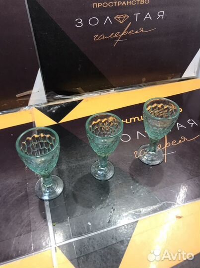Рюмки старинные стекло
