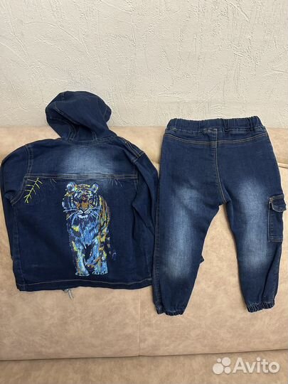 Костюм джинсовый на мальчика 92