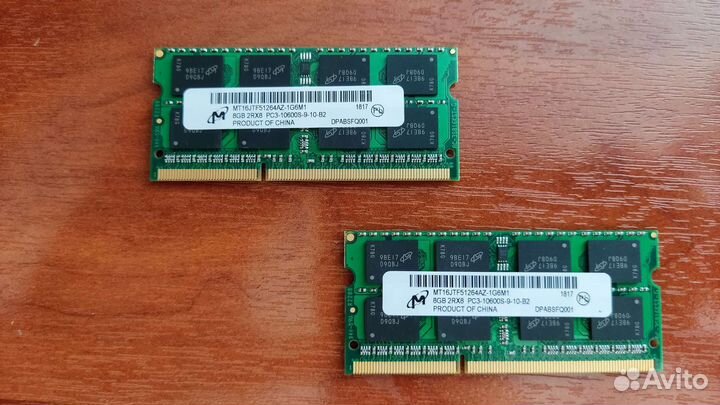SoDimm DDR3 8/16Gb 1333/1600MHz Обмен