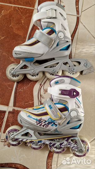 Ролики детские р.26-31 защита, шлем и сумка