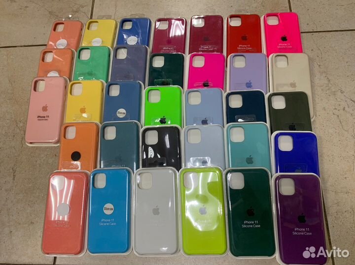 Чехлы на iPhone 11 silicone case