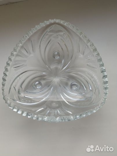 Ваза салатник пепельница хрустальссср