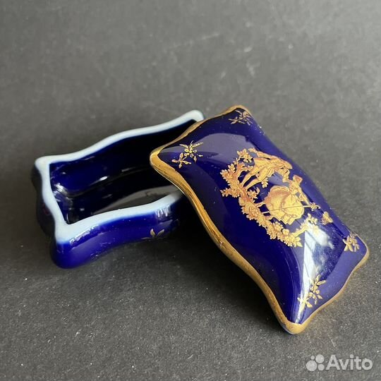 Шкатулка фарфоровая, Лимож