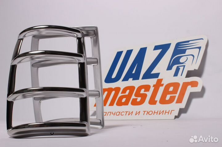 Накладка заднего фонаря УАЗ Патриот до 2014 г хром