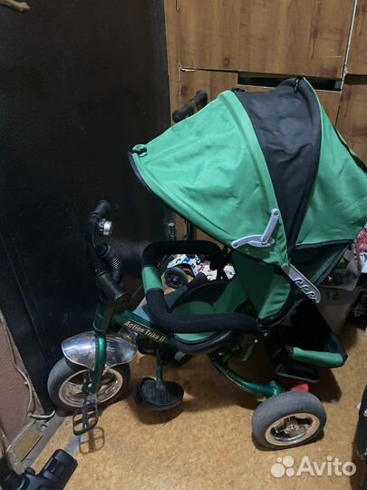 Детский велосипед с ручкой бу