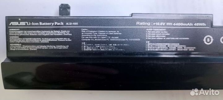 Батарея для ноутбука + адаптер asus AL32-1005