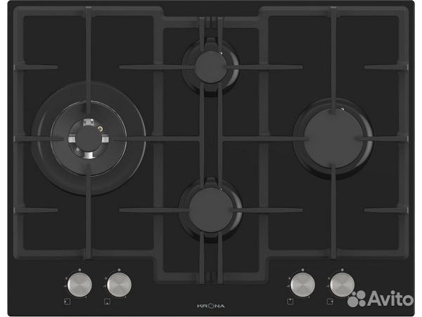 Варочная панель krona ritter 67/60 BL газовая