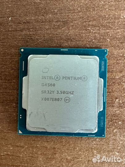 Процессор intel pentium g4560
