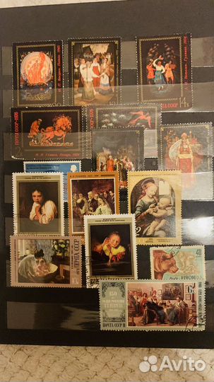 Альбомы с марками разных стран и СССР