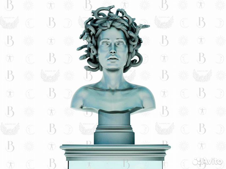 Бюст Медуза Горгона 75 см