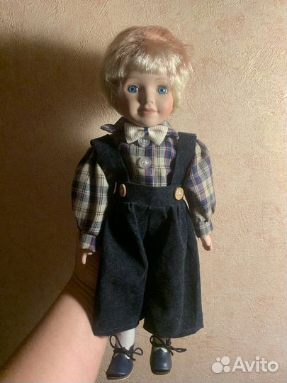 Кукла мальчик коллекционная винтаж