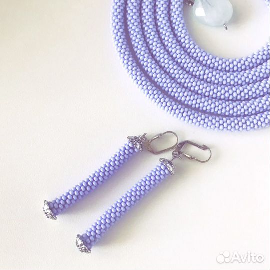 Комплект аксессуаров лариат - жгут и серьги