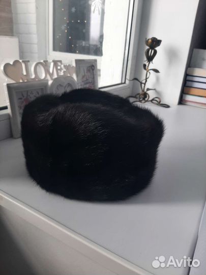 Норковая шапка мужская новая