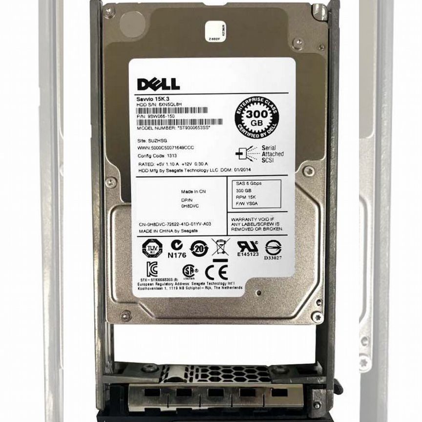 [H8DVC] Жесткий Диск Dell 300gb 15k Sas 2.5 H8dvc