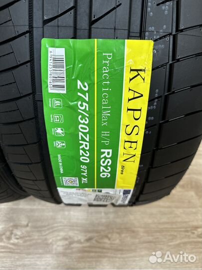 Kapsen RS26 Practical Max HP 245/35 R20 и 275/30 R20 104ZR