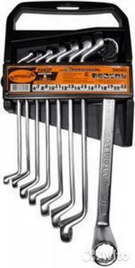 АВТОДЕЛО 38080 Набор накидных ключей (8 предметов)