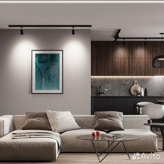 Светильник трековый трехфазный AL103 30W 41602