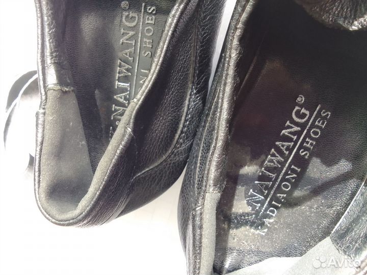 Мужские кожаные ботинки