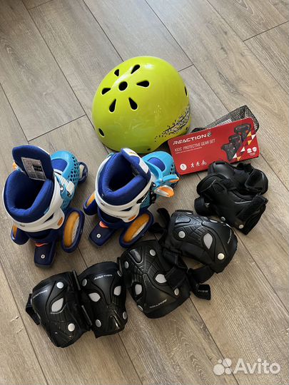 Детские ролики и защита