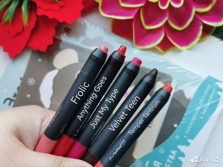 Помада-карандаш MAC, Kiko Milano оригинал