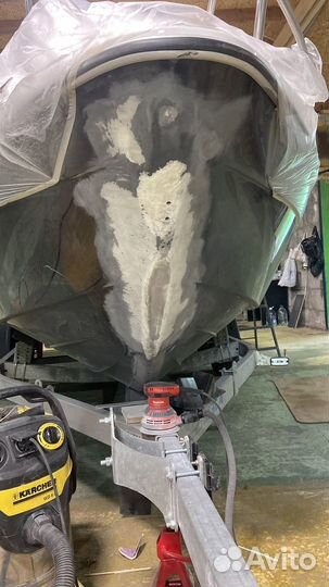 Ремонт гелькоута катера и лодоки